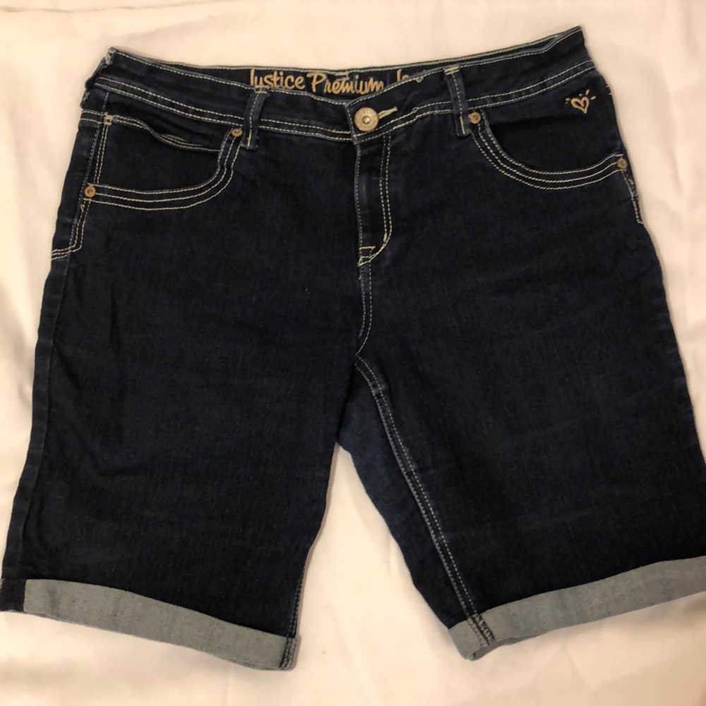 Justice premium jeans mid thigh